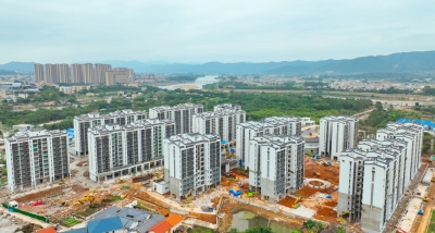 蕉岭广州小镇进入装修收尾阶段