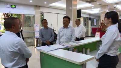 市医保局督导组到丰顺督导调研城乡居民医保征缴工作