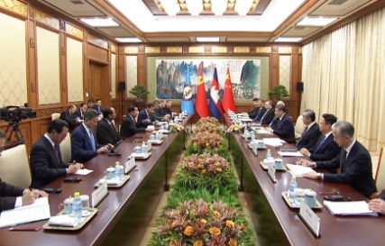 视频丨习近平同洪森会谈：携手打造高质量、高水平、高标准的新时代中柬命运共同体