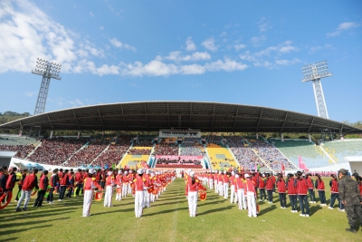赛出自我！梅县区第63届中小学生田径运动会开幕
