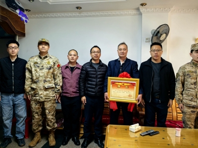 兴宁市罗岗镇：慰问荣立三等功现役军人家庭