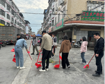 兴宁市罗岗镇：环境整治不停歇 凝心聚力焕新颜