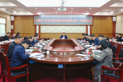 丰顺县“百县千镇万村高质量发展工程”工作推进会召开：加力提速推动“百千万工程”取得更大成效