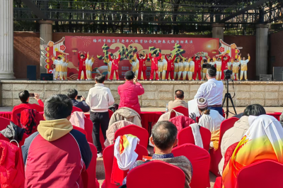 梅县区老年人体育协会举行迎新春文体活动展演
