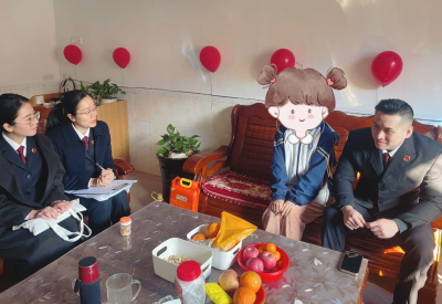 寒冬送暖润童心！蕉岭县检察院开展“把爱带回家，同心护成长”儿童关爱服务活动