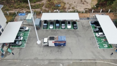 解决“充电焦虑”，春运期间揭博高速棉洋服务区最多可满足38部电车同时充电~