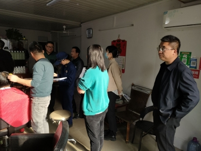 筑牢节日安全防线！平远县开展节前沿街商铺消防安全检查