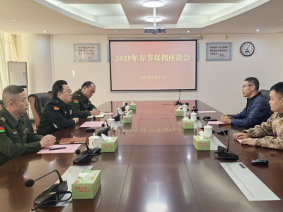 梅江区城北镇走访慰问驻地部队