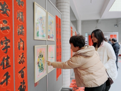 持续至2月13日！梅县区客家门神画展览正在展出