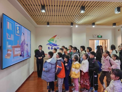 梅江区三角镇美景社区开展青少年法治宣传教育活动