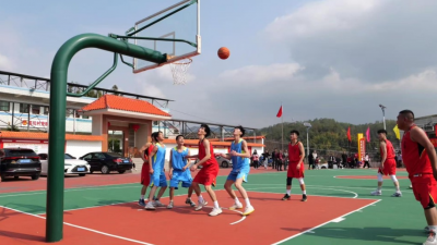 兴宁市罗浮镇2025年贺新春“和美乡村杯”篮球赛今日开幕