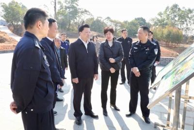 张志锋率队到丰顺埔寨镇检查元宵节“烧火龙”活动筹备、安保等工作