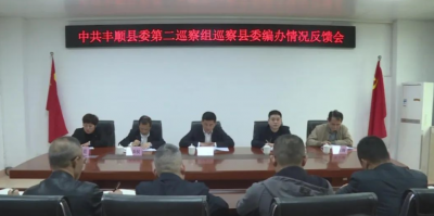 十四届丰顺县委第六轮巡察完成反馈