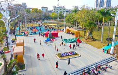 焕然一新！蕉岭锡林公园东园改造升级开放啦~