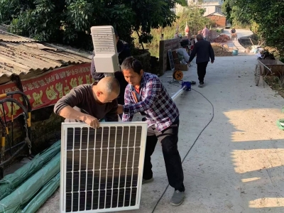 20余盏太阳能路灯，亮起来了！大埔这四个自然村村民出行更方便了...