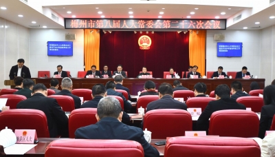 市八届人大常委会召开第二十六次会议