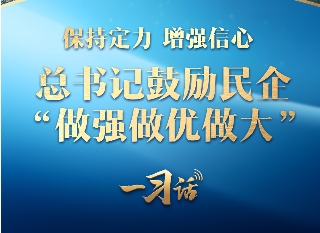 一习话丨保持定力增强信心 总书记鼓励民企“做强做优做大”