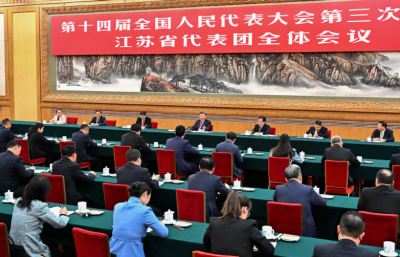两会新华社快讯：习近平参加江苏代表团审议