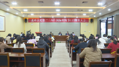 蕉岭县纪念“三八”国际妇女节115周年大会召开 