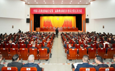 梅县区政协二届五次会议进行大会发言