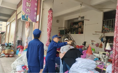 平远消防联合大柘镇开展消防安全专项排查整治