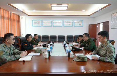 起奎率队到平远县检查调研武装工作