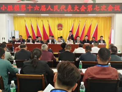 丰顺县小胜镇第十六届人民代表大会第七次会议胜利召开