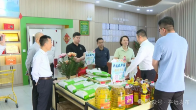 南航食品一行到平远调研