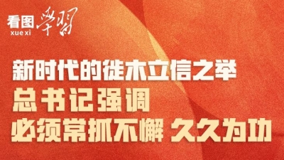 看图学习丨新时代的徙木立信之举 总书记强调必须常抓不懈 久久为功