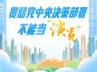 中央八项规定精神“画”重点②丨贯彻党中央决策部署不能当“演员”