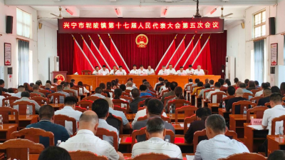 抢抓机遇谋发展，奋勇争先创新绩！兴宁市坭陂镇十七届人大五次会议召开