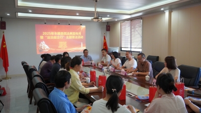 为企业送上“法治大礼包”！丰顺县开展“法治益企行”主题普法活动