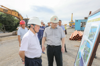 温助民督导检查防汛备汛工作