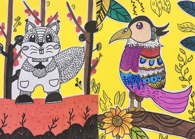 大埔县大埔小学范琳涵丨绘画  