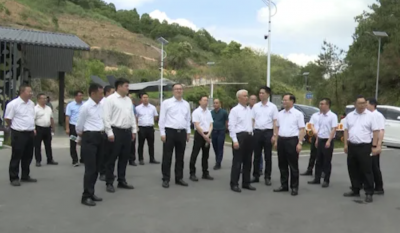 中铁广投调研组到兴宁调研黄槐军旅特色镇建设情况