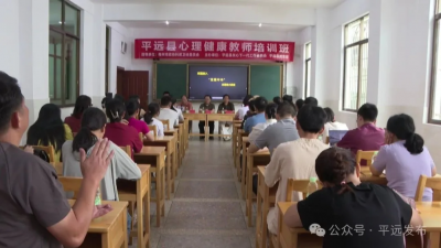 平远县举行心理健康教师培训