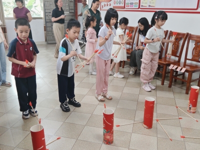 好玩又好学！梅县区程江镇浒洲村开展“童心端午 粽享六一”趣味游戏活动