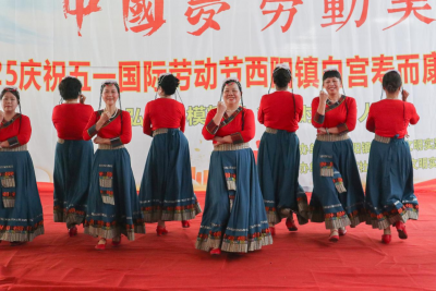 活力满满！梅江区西阳镇举行庆祝“五一”国际劳动节群众文艺汇演