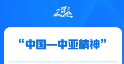 学习卡丨什么是“中国—中亚精神”？习近平这样阐述