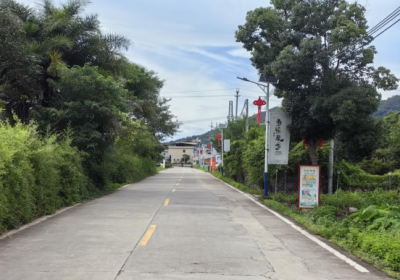 点亮乡村振兴路！梅县区南口镇车陂村主干道亮化工程正式完工