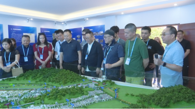 叶志明率香港梅州社团总会青年企业家一行到蕉岭考察