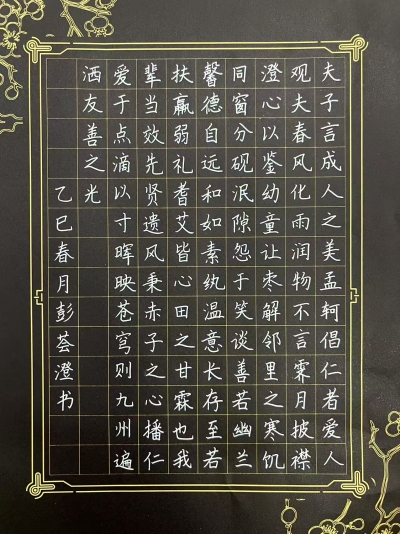 梅江区鸿都小学 彭荟澄丨书法