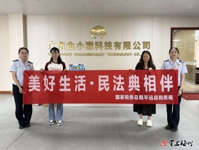 民法典“税税念”~平远税务积极开展税法宣传