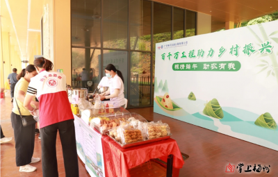 途遇非遗，“粽”情助农！梅平高速服务区奏响端午协奏曲