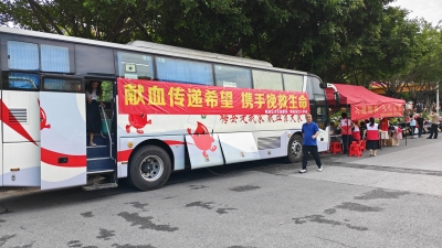 伸出手臂，献血去！梅县区开展无偿献血主题宣传活动