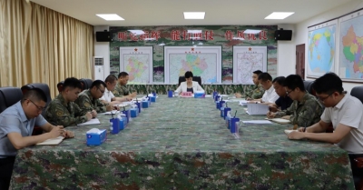 钟秀堂到五华县人武部召开现场办公会：加快国防动员和后备力量建设