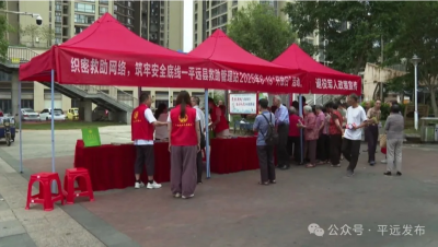 平远县民政和退役军人事务局开展“6·19”救助管理机构开放日宣传活动