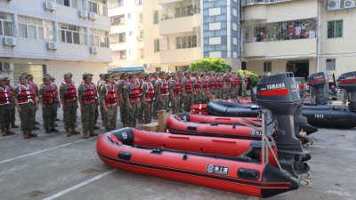 梅州1000余民兵同步开展防汛抢险拉动点验
