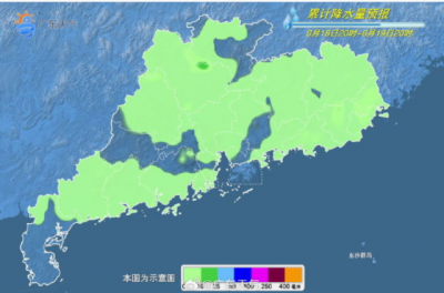 今起广东降雨减弱，各地气温逐渐升高
