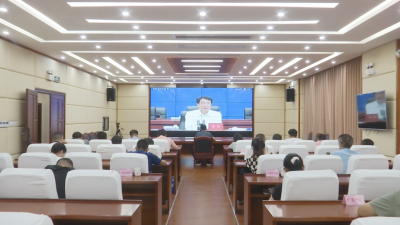 蕉岭召开会议迅速贯彻落实省市防台风工作视频会议精神